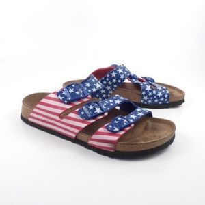 American flag Birkenstocks